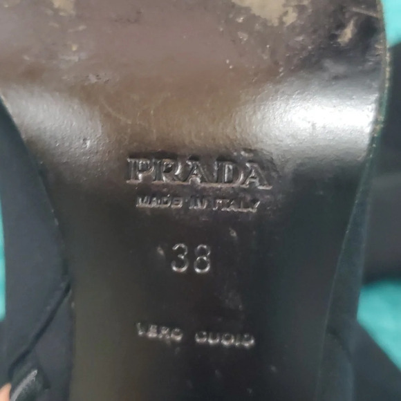 Prada Zipper Sock Square Heel and Toe Boot - Picture 7 of 9